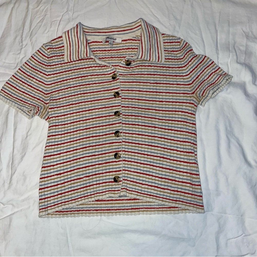 Madewell, stripe women’s buttoned shirt, size S